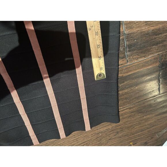 Herve Leger Womens Medium Connie Bandage Dress Black - Picture 10 of 10